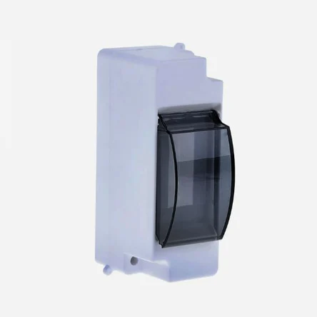 400-010к Бокс для автоматических выключателей на 2 модуля с крышкой