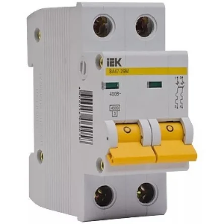 Авт. Вык. 2П 40А хар. С 4,5 кА ВА47-29 IEK