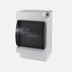 400-020к Бокс для автоматических выключателей на 4 модуля с крышкой