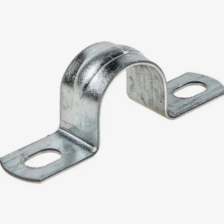 Скоба металлическая двухлапковая d=16-17 мм